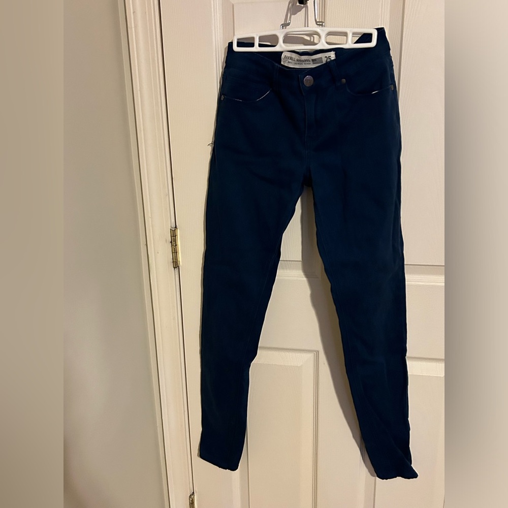 Women’s Barbell dark blue trousers, size 25, excellent used condition